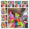 Bucktooth Rabbit Children's Plush Pen Sausage Mouth Rainbow Signature Pen  Student