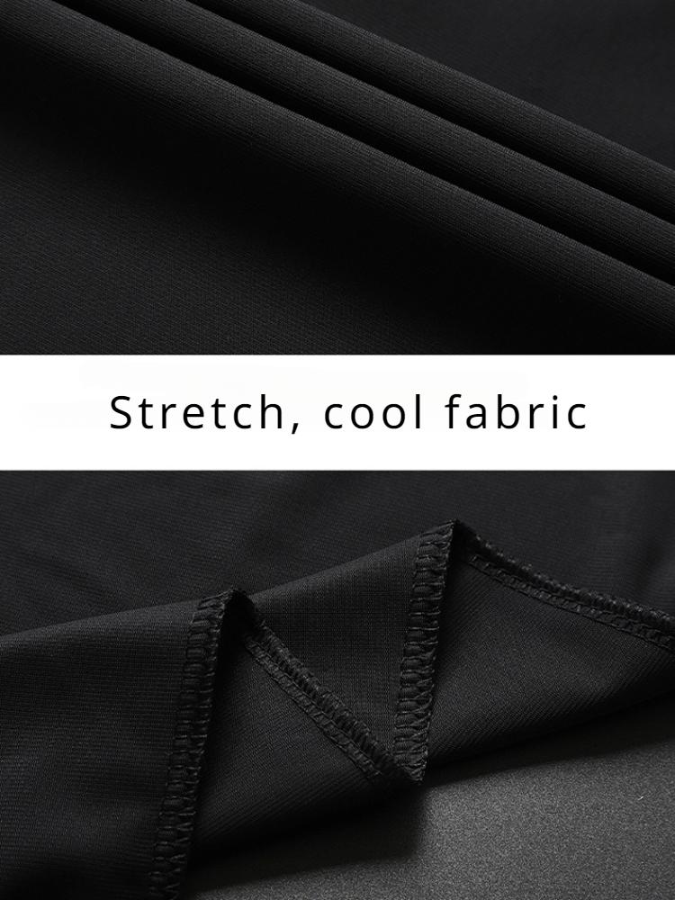 Cool Casual Pants Men's Summer Daily Jogging Skin-friendly Fabric Fashion Plus Size Quick Drying Sweatpants Can Stretch