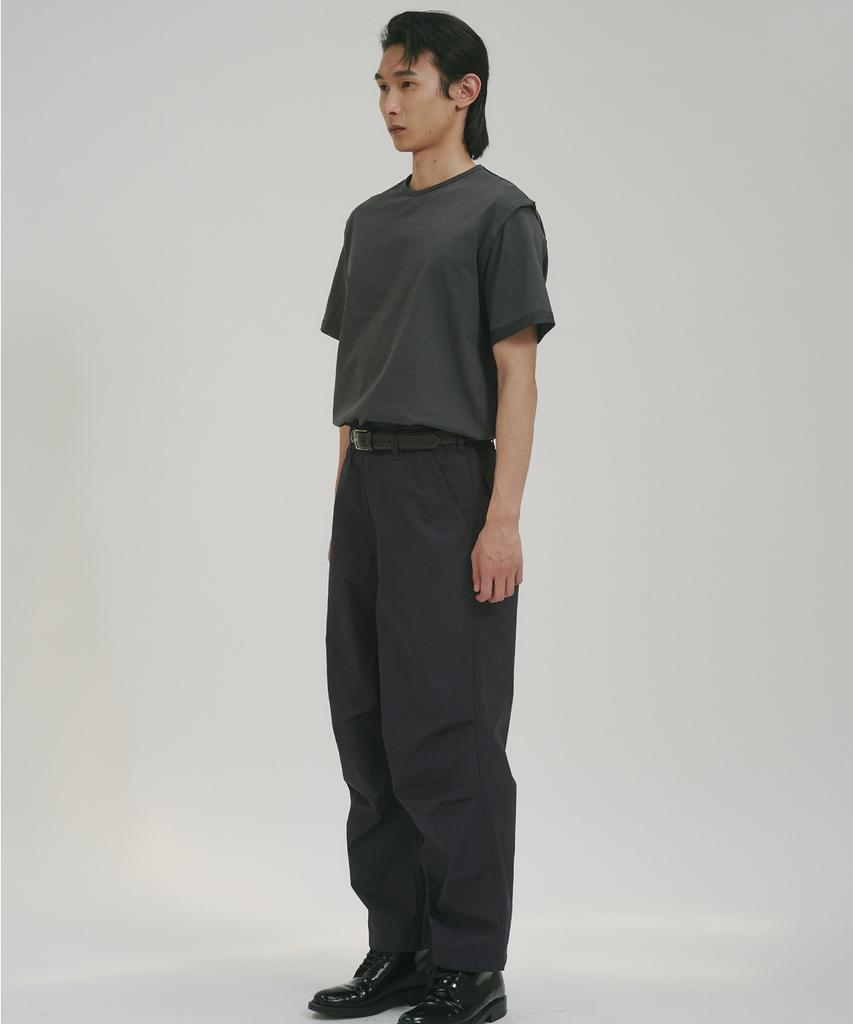 AEGO FREEDOM LAB Deep Grunge T-Shirt_Charcoal