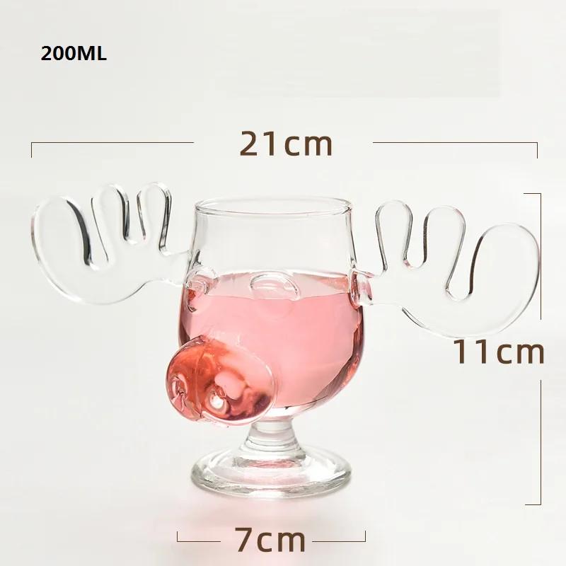 1 шт. Кружка для рождественских каникул, многоразовая, волнистая, двухслойная, многоцелевая, для чая, керамическая, для кофе, для напитков, стеклянная чашка, подарки