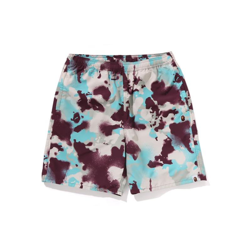 Пляжные шорты Bape Map Camo Regular Fit 0ZXSPM002531O