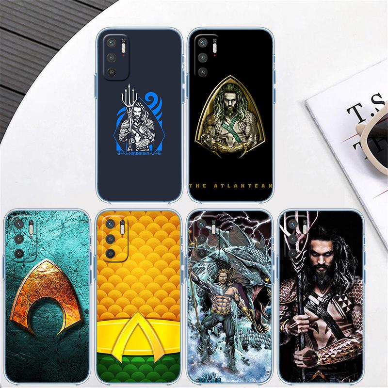 Aquaman Transparent Phone Case for Motorola Moto G7 G8 G9 G84 G85 G73 G24 G15 Z2 Play Power Plus