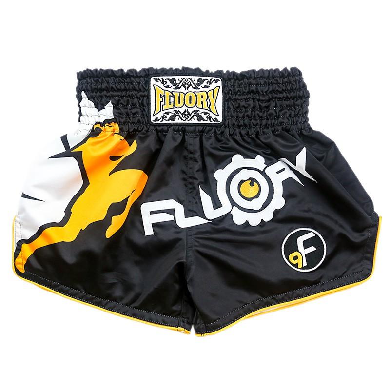 Mens Muay Thai Shorts Boxing Fight Gear Silk Satin Martial Arts Training Pants Kickboxing MMA