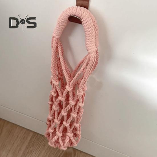 Сумка-слинг ручной работы, многоразовый держатель для кофейных чашек, переноска для холодного заваривания чая, декоративные чехлы для чашек с водой