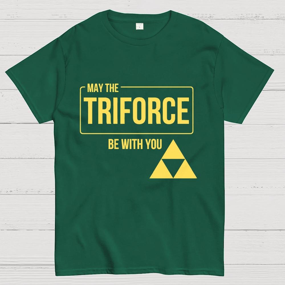 May the Triforce be with you Unisex 100% Cotton Summer Casual Cool Loose T-Shirt