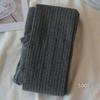 Женские весенне-осенние белые колготки в японском стиле: Чулки черные, вязаные, с бархатом, с микро-давлением, против зацепок