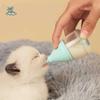 Силиконовая бутылочка для кормления котят, устойчивая к укусам, со съемной крышкой, бутылочка для выкармливания питомцев 40 мл со шкалой, бутылочка-пустышка для питомцев, новорожденные питомцы