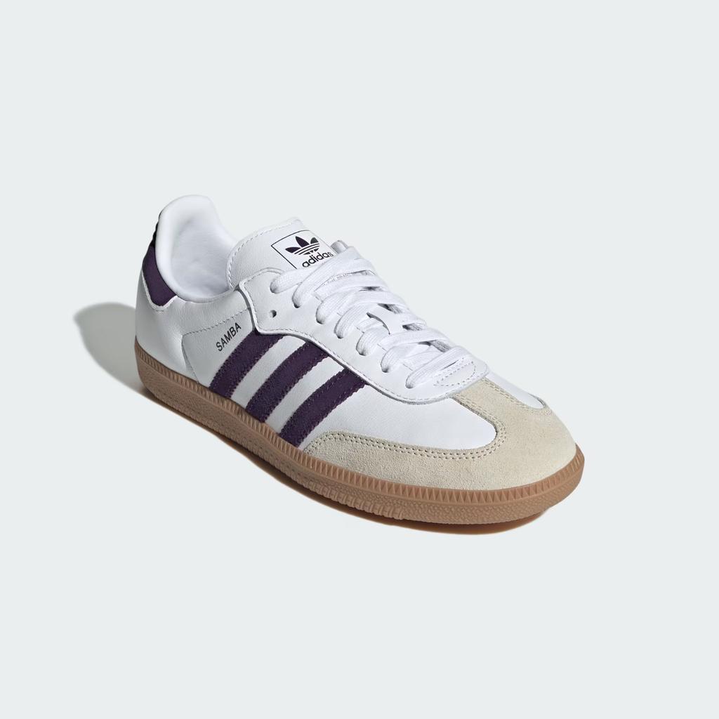 JS1392 adidas Originals Samba OG Cloud White Alumina Aurora Plum (Мужской)