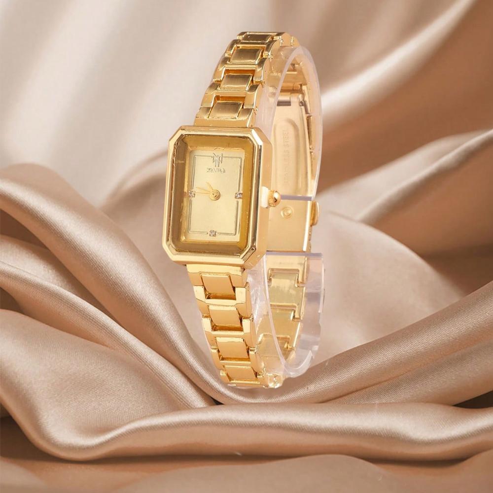 Роскошные Золотые Часы Топ-Бренда Женские Элегантные Женские Кварцевые Часы с Маленьким Квадратным Циферблатом Простые Модные Женские Часы zegarek damski