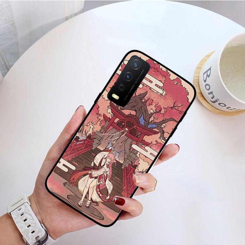 Чехол для телефона Genshin Impact Game Yan Fei для VIVO Y31 Y21 Y70 Y21S Y20 Y72 1907 Y12 Y11S Y53S Y33S Y55 Y76 Y51 Y15S Y01 Funda