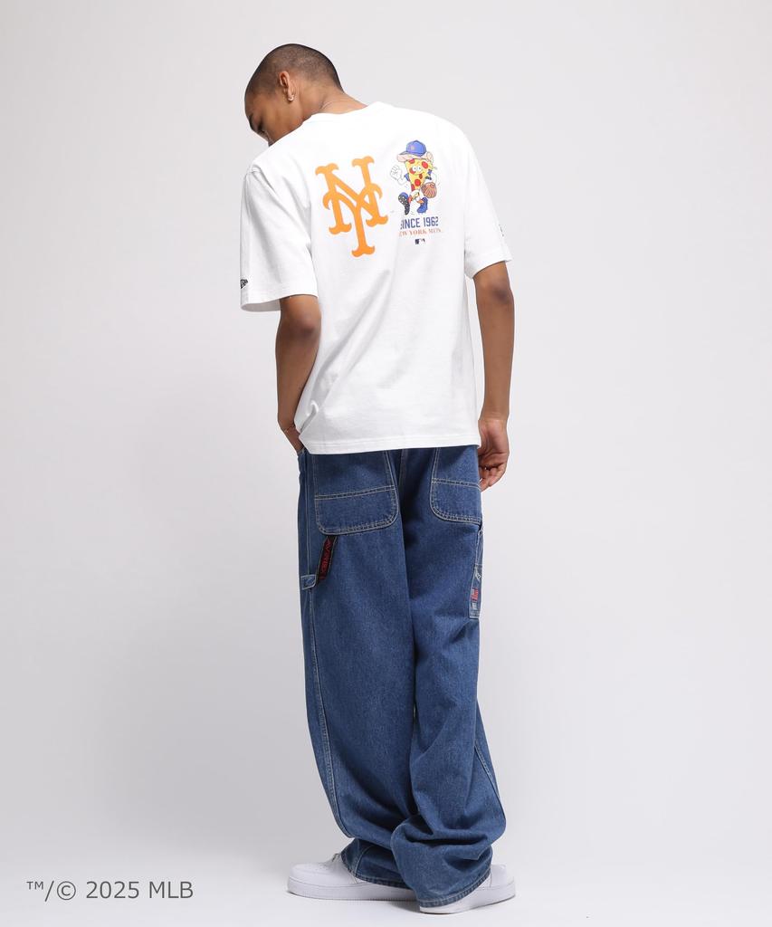 AVIREX Футболка New Era New York Size Met's, мужская, M, 030, белая, 783-5234011
