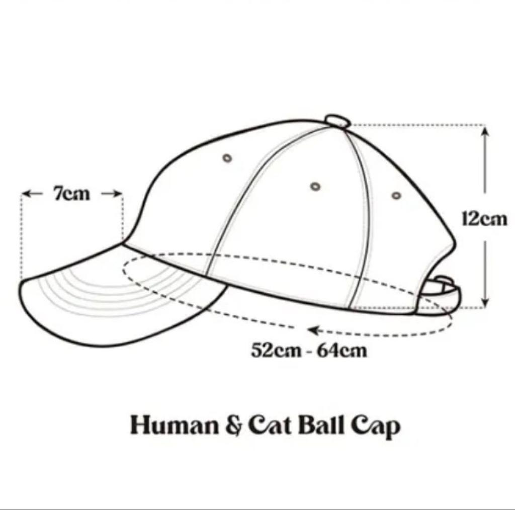 [USED] HUMAN N CAT Cap Navy Unisex Human&Cat