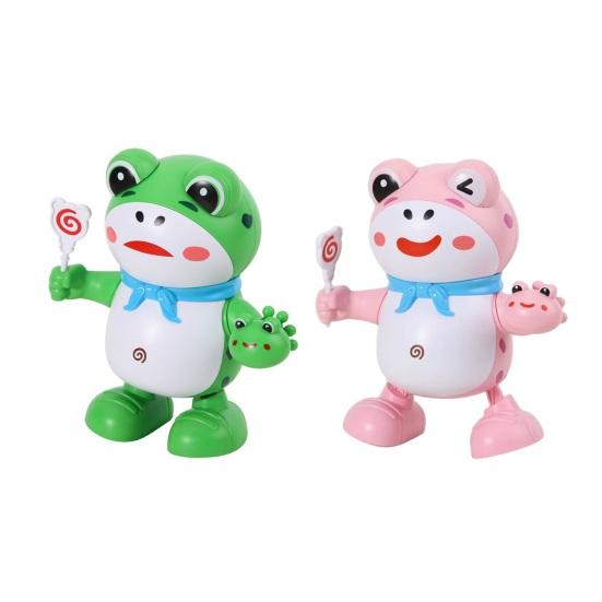 Игрушка со светом и музыкой на батарейках Забавная танцующая лягушка Интерактивная игрушка для развлечений