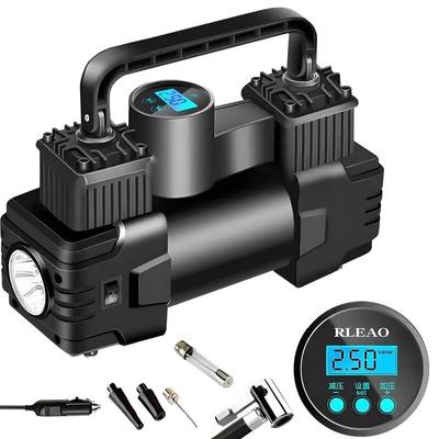 Воздушный компрессор, накачка шин, 12 В постоянного тока, автомобильный насос для шин с цифровым манометром, авто яркий аварийный фонарик, автомобильные аксессуары