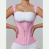 Fajas Colombianas Body Shaper Shapewear Women Vest Double Compression Waist Trainer Corset Zipper