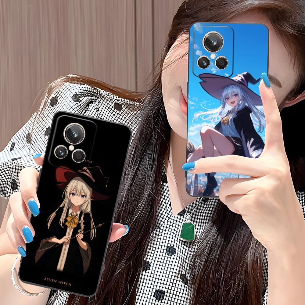 Чехол для мобильного телефона Wandering Witch Elaina из матового ТПУ для Realme 15 14 13 12 11 10 9 Pro Plus T i Lite 5G, цветной печатный чехол