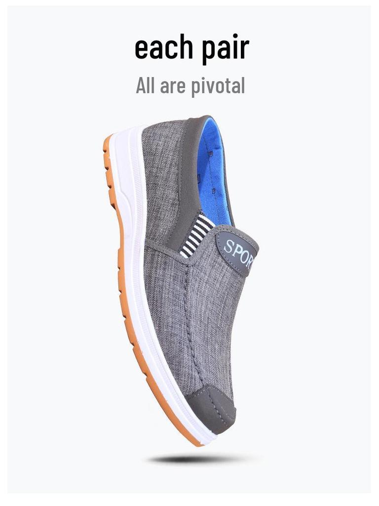 Мужские парусиновые слипоны: Повседневная и рабочая обувь