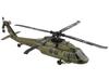 Hitec XK UH-60L K170 Blackhawk Pitch Control, 2.4G, 5CH, Official Japanese Product, Under 100g, Includes Display Stand, Takeoff and Landing Pad,