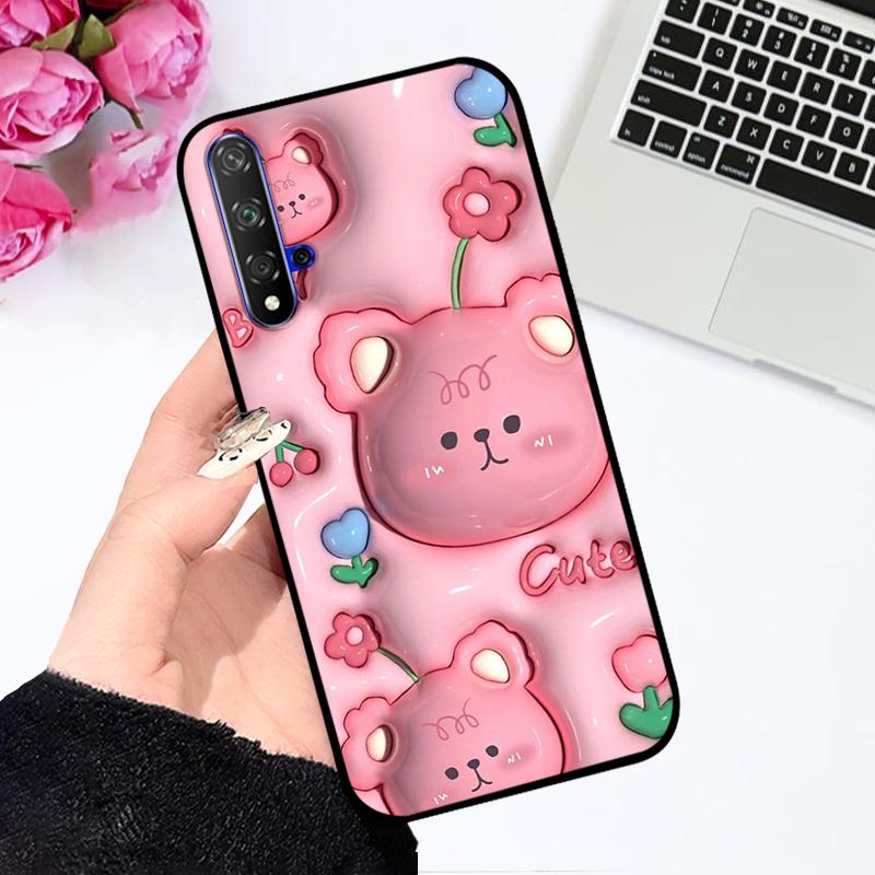 For Huawei Nova 5T Case YAL-L21 YAL-L61 Fashion Luxury Soft TPU Silicone Phone Coque Bumper For Huawei nova 5T Fundas Cover
