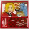 Б/у Акриловая диорамная подставка Fullmetal Alchemist Акриловая подставка Ed & Al Кафе
