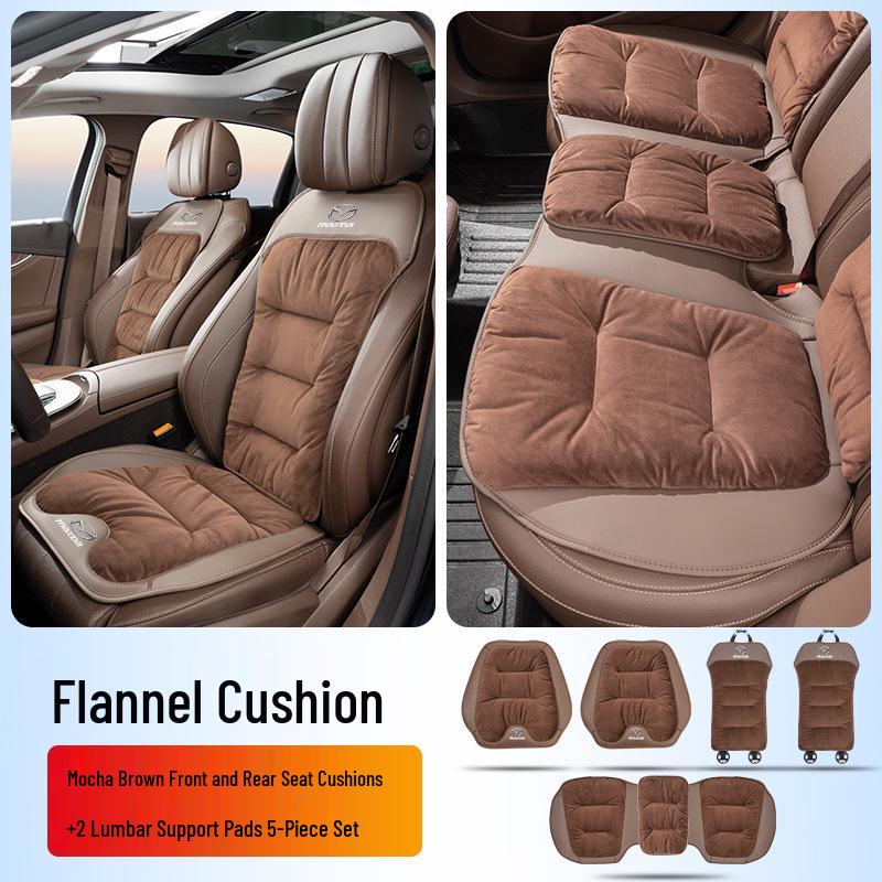 Mazda CX3/CX4/CX5/Atenza Car Seat Cushion with Flannel Lumbar Support