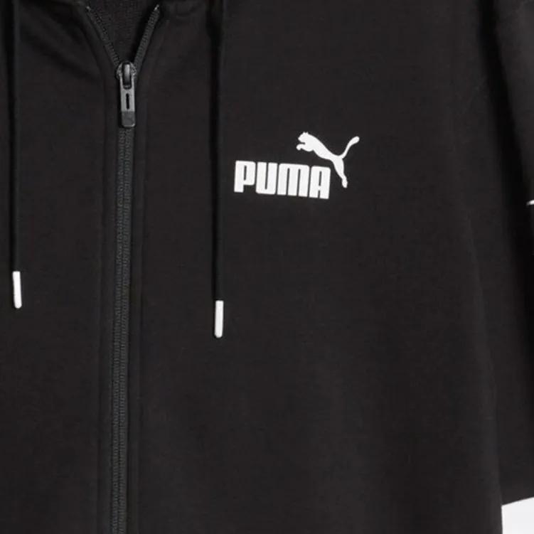 PUMA Jackets Men's Black Hooded Moderate Other (Unisex) Jackets 679606 01