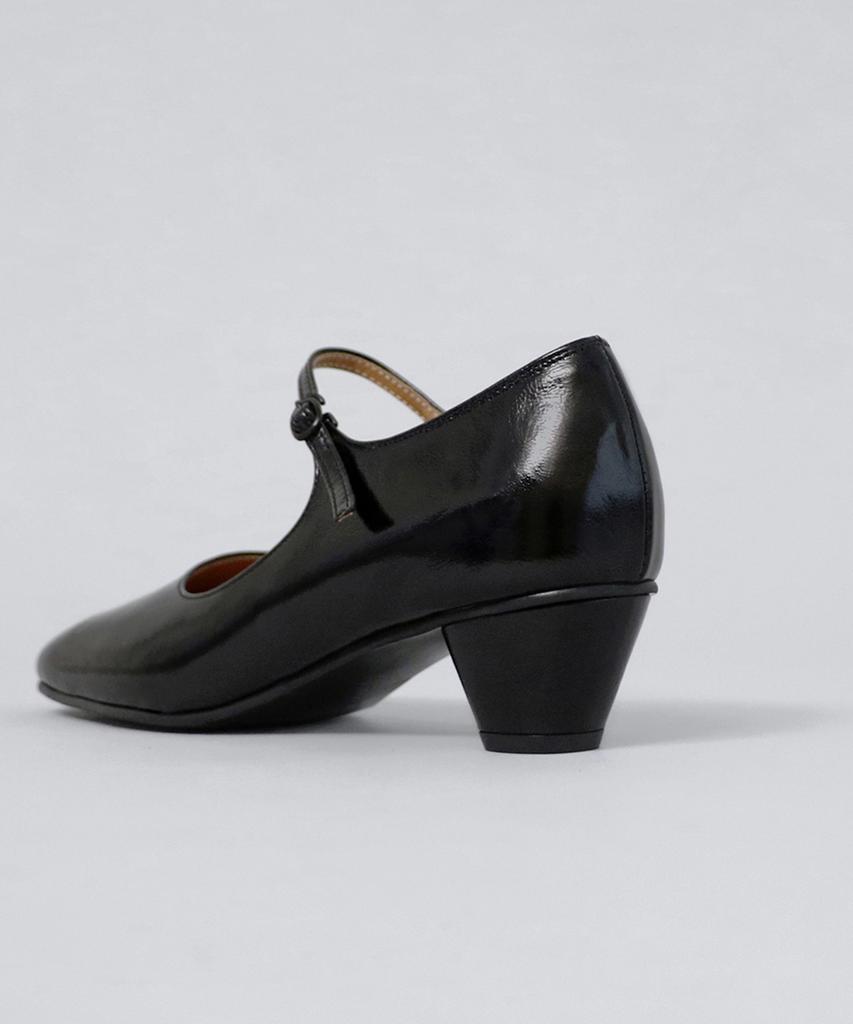 Heenn Square Toe Candy Mary Jane Pumps. Black