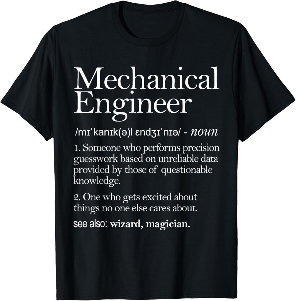 Mechanical Engineer Definition Apparel_ Mechanic Engineering Gift Unisex T-Shirt