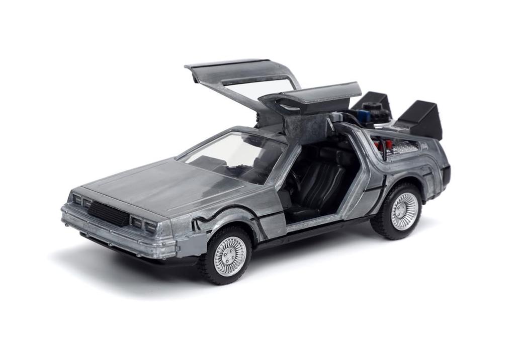Kyosho Jada Toys Hollywood Rides Серия Back to the Future Масштаб Back to the Future I Машина времени Готовая модель JADA32185 1/32 (DeLorean)