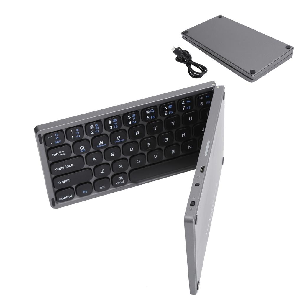 Складная беспроводная Bluetooth-клавиатура ультратонкая для IOS Android Windows Computer