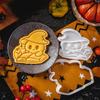 Набор из 5 формочек для печенья в форме черепа, формы для выпечки печенья для вечеринок, Хэллоуина, формы для помадки, торта, десертов