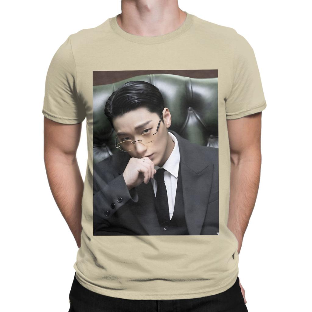 aATEEZ ice on my choi san atiny sexy Novelty 100 Cotton TShirt aAteez Tees Tops For Unisex