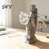 Креативная статуэтка из PLA, ручной работы, держатель для очков, 3D-печатная подставка в форме носа, уникальный декор для балкона и сада, декоративная полка, для стола