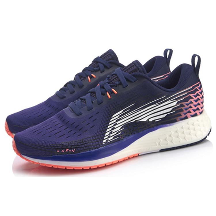 Li Ning Red Hare 4 Легкая амортизация Дышащее Покрытие Поддержка Легкий отскок Низкие Кроссовки для бега Женские ARBP046-2