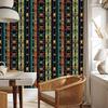Colorful knitted wallpaper black and sea for living room and bedroom 50x1000