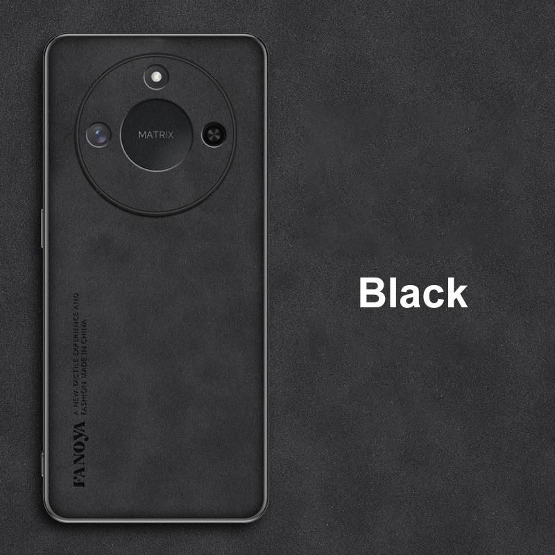 Для Honor X9C Смарт-чехол Роскошный чехол для телефона из ПУ кожи Для Honor X9C Смарт Задняя крышка Матовый силиконовый Противоударный Полная защита