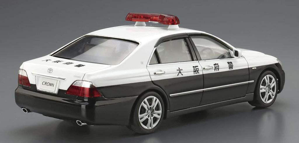 Aoshima Bunka Kyozaisha The Patrol Car Series Toyota GRS182 Crown Patrol Car Traffic Enforcement 2005 Пластиковая модель 1/24 № 3