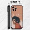Singer K-Kehlani P-Parrish Print Phone Case For iPhone17,16,15,14,13,12 Plus,Max Soft Silicone Black Cover