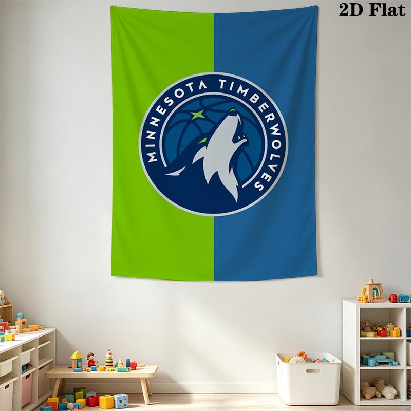 Minnesota Timberwolves Logo Threepiece Set 1 Duvet Cover 2 Pillowcase Without Core Duvet Cover And Pillowcase Christmas Birthday Gift