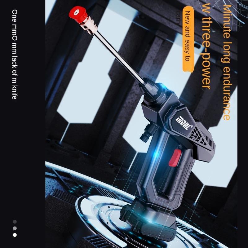 Портативная беспроводная автомобильная стиральная машина высокого давления для полива цветов и овощей, пистолет для мойки автомобилей