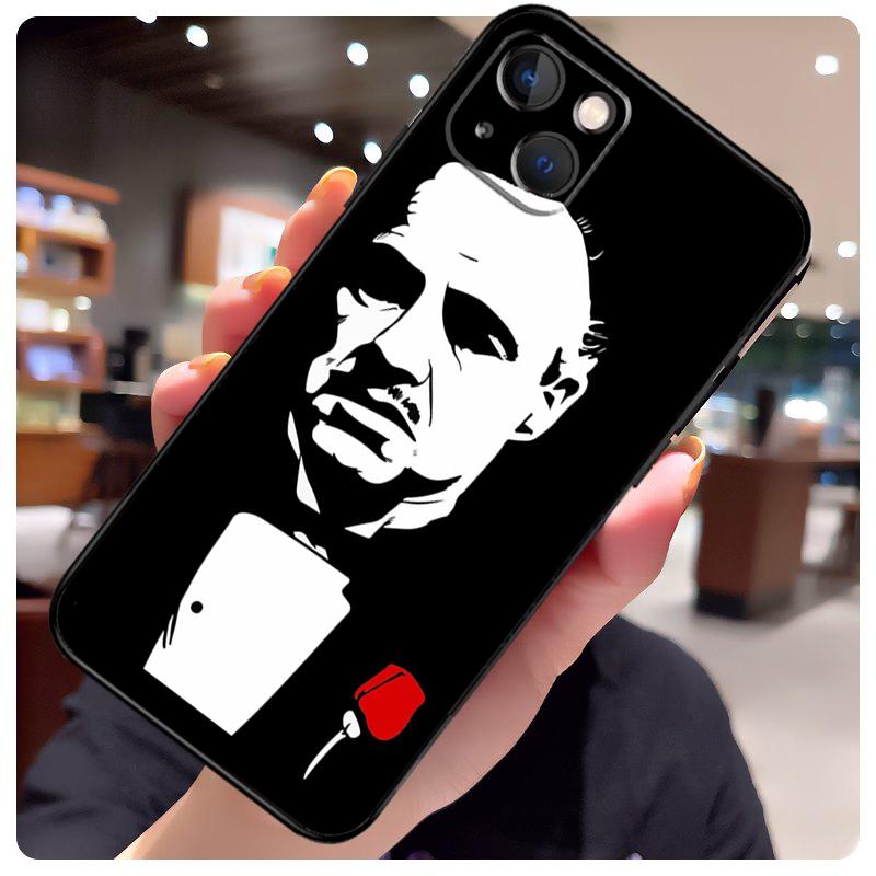 The Godfather Movie Italian Mafia Case For iPhone 15 Pro Max 14 13 12 11 16 17 Pro Max mini 15 16 Plus 16e 17 Air Phone Cover