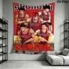Slam Dunk Basketball Dreams Tapestry Fashion Print Background Cloth Homestay Soft Decoration Tapestry Atmospheric Background Cloth Background Cloth