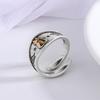 Xiaomi 925 Sterling Silver Simple Punk Cat Rings For Women Geometric Fashion Open Adjustable Handmade Party Jewelry Gift Allergy