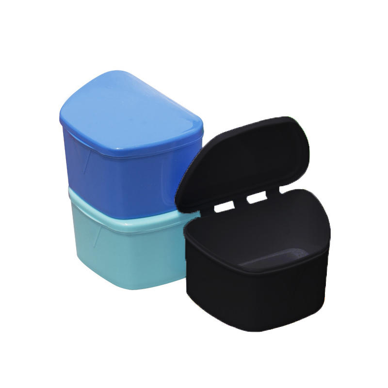Стоматологическая коробка для зубных протезов Ортодонтическая коробка для зубной каппы Контейнер для ретейнера Пластиковый контейнер для отбеливания зубных протезов