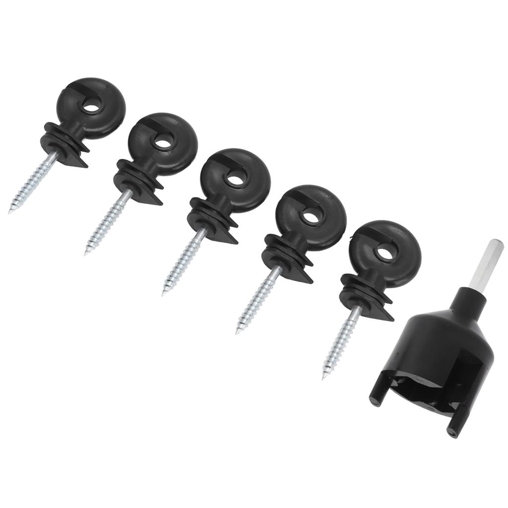 50 шт. Электрический забор изолятор ввинчивающийся изолятор забор кольцо столб деревянный столб изолятор с