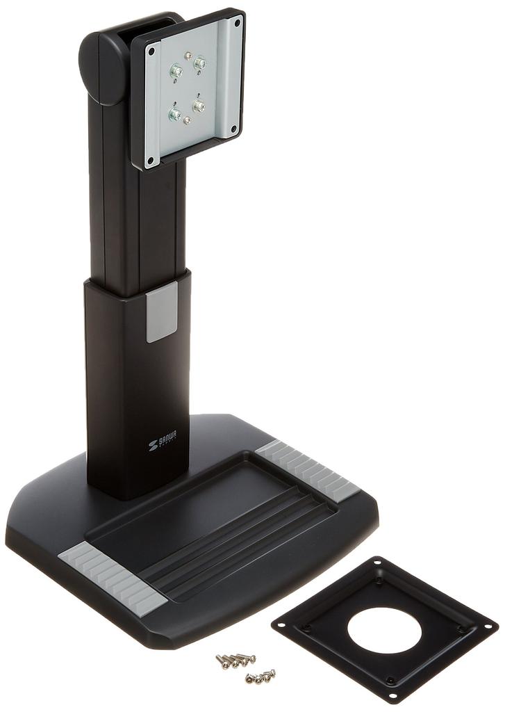 Sanwa Supply LCD Monitor Stand Height-Adjustable (Black) CR-27BK