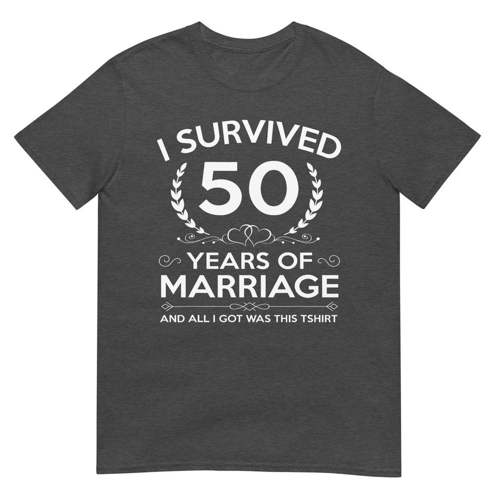 50th Wedding Anniversary Gifts Couples Husband Wife 50 Years TShirt