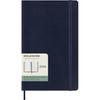 Moleskine Classic 12-месячный еженедельник 2026, Мягкая обложка, Большой (5" x 8.25"), Сапфирово-синий, 144 страницы