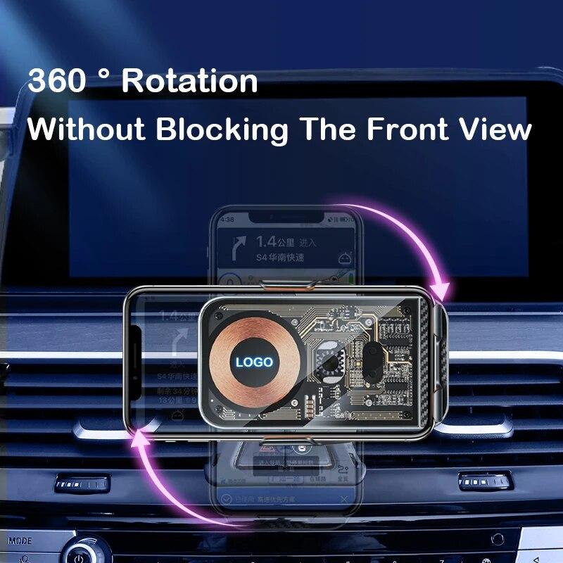 Для BMW 5 6 серии G30 G31 G38 G32 6GT Автомобильное беспроводное зарядное устройство для мобильного телефона GPS-навигатор Кронштейн 12,3-дюймовый фиксированный экран