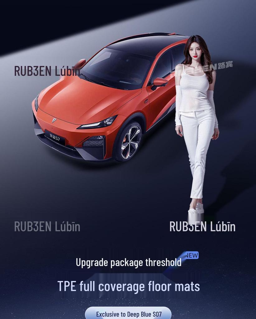 Водонепроницаемые напольные коврики Lubbin из ТПЭ для Deepal S07